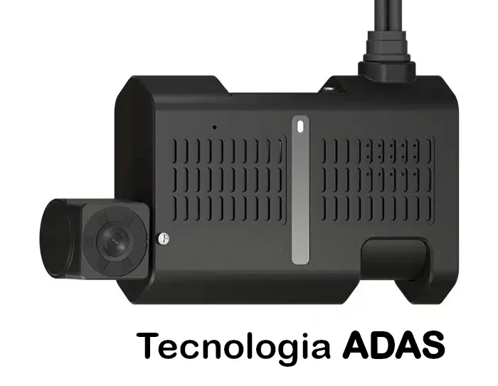 Cámara dashcam inteligente con tecnología ADAS para supervisión vial y asistencia al conductor en flotas de Lima.
